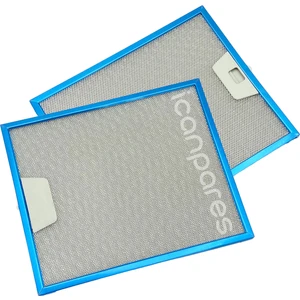 Arçelik 25X30 cm Aspiratör Davlumbaz Alüminyum Yağ Filtresi 2 Ad.