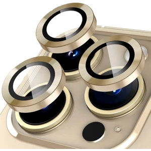 Metal Ring IPHONE 15 Pro/15 Pro Max Gold Kamera Koruyucu