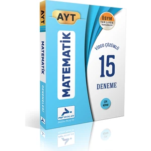 Paraf Yayınları AYT Tamamı Çözümlü 15 Matematik Denemesi