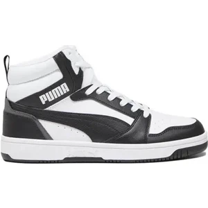 Erkek Basketbol Ayakkabısı Beyaz Siyah 392326-01 Puma Rebound V6