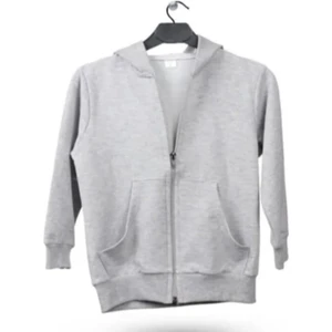 Unısex Çocuk Fermuarlı Kapüşonlu Sweat Hırka