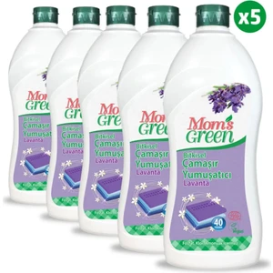 Mom's Green 5'li Set Mom's Green Organik Lavantalı Çamaşır Yumuşatıcı 5*750 ml // 200 Yıkama