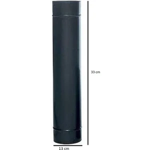 Mat Siyah Emaye Soba Borusu 50 cm
