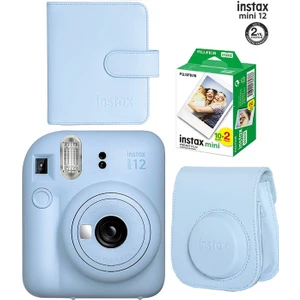 Instax Mini 12 Fotoğraf Makinesi ve 20'li Film Albümlü Çantalı Hediye Seti 88