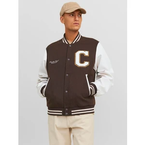 Jack & Jones Harf Işlemeli Bomber Ceket - College