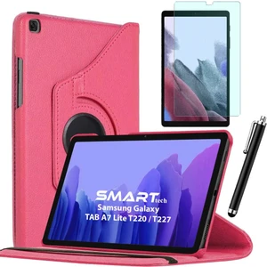 Smart Tech Samsung Galaxy Tab A7 Lite T220 T227 Kılıf Ekran Koruyucu Kalem Set