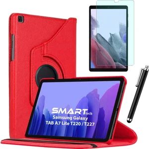 Smart Tech Samsung Galaxy Tab A7 Lite T220 T227 Kılıf Ekran Koruyucu Kalem Set