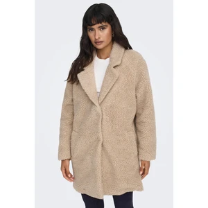 Yumuşak Dokulu Oversize Fit Teddy Peluş Kaban Kadın Kaban 15304788
