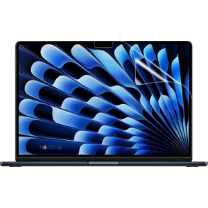 Novstrap Apple Macbook Air 15 Inç 2023 A2941 M2 Çip ile Uyumlu Ekran Koruyucu Parlak Nano Film