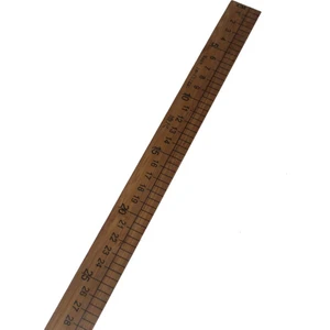 1 Metre Çok Amaçlı Bambu Tahta Cetvel
