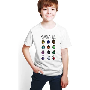 Among Us Baskılı Unisex Çocuk Tişört H04