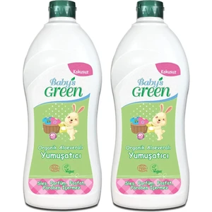 Baby's Green 2'li Set Organik Aloe Veralı Çamaşır Yumuşatıcı ( 750 ml X 2 )