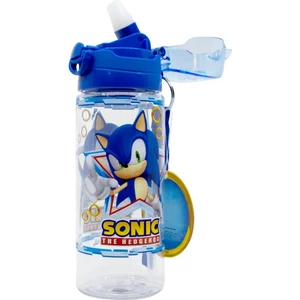 Masho Trend Sonic Şeffaf Matara 500ML - Sonic Suluk - Lisanslı Sonic Matara - Pipetli Suluk