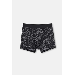 Siyah Tek'li Pamuklu Boxer