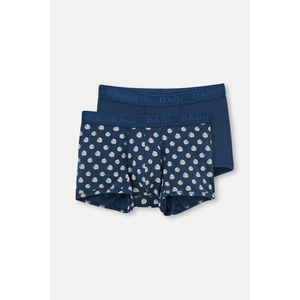 Lacivert D-Man 2'li Modal Boxer