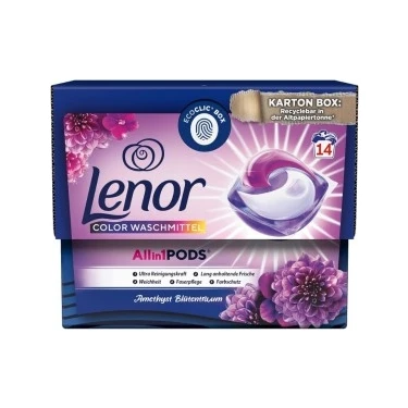 Lenor All-In-1 Pods Amethyst Flower Dream 14