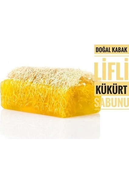 Doğal Kabak Lifli Kükürt Sabunu