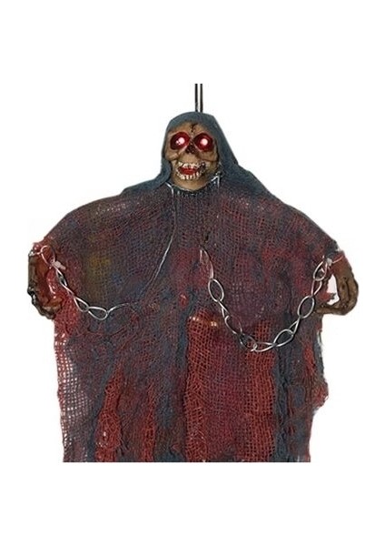 Halloween Korkuluk Işıklı Sesli 30 cm Kahverengi modelleri