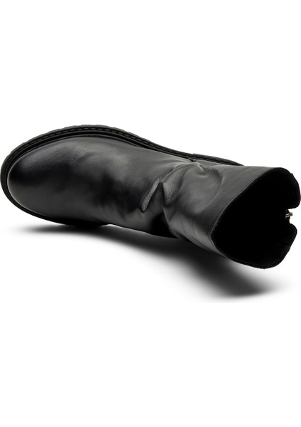 Kadın Bot 84L1 Frau Calf Biket Boot Nero fırsatları