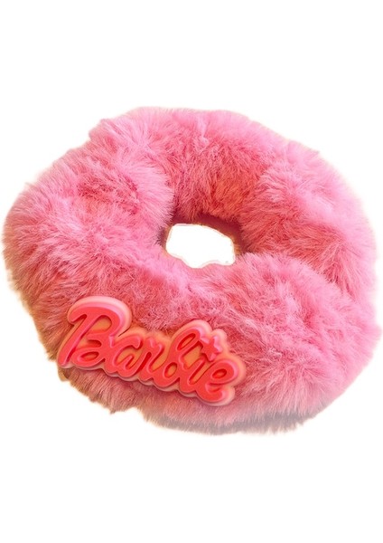 Barbie Peluş Tüylü Çember Lastik Toka