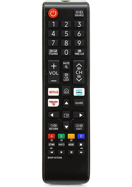 Kl Samsung BN59-01315B Netflix-Prime Video-Rakuten Tuşlu Kısa Lcd-Led Tv Kumanda