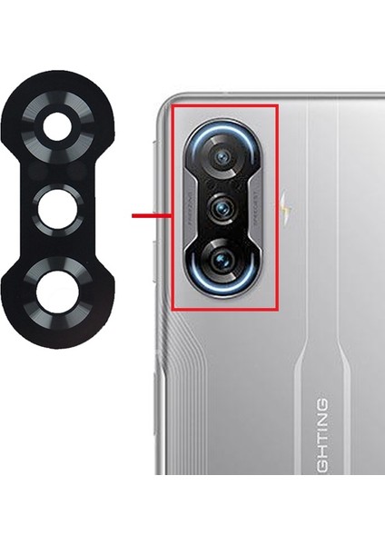 Xiaomi Redmi K40 Gaming Uyumlu Kamera Lensi Camı M2012K10C M2104K10AC