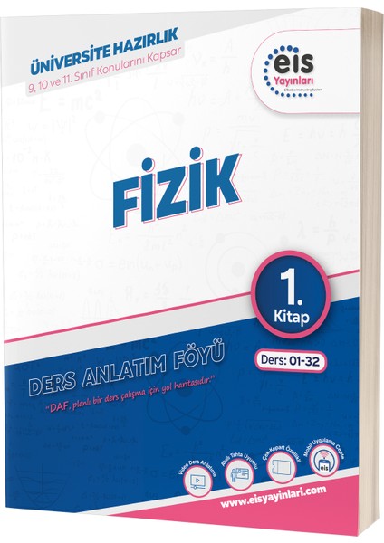 YKS DAF Fizik 1. Kitap Mavi Seri Ders Anlatım Föyü