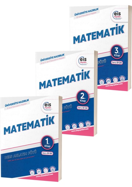 YKS DAF Matematik 1 - 2 - 3 Mavi Seri Ders Anlatım Föyleri