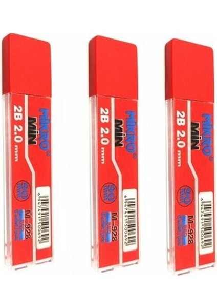 2.0 mm Kalın Uçlu Versatil Kalem Sarı Renk 1 Adet ve 2.0 mm Kalın Uç Kırmızı 3 Adet Kalın Uçlu Mekanik Kalem