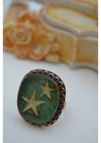 Gerçek Denizyıldızı Tasarım Yüzük fiyatları