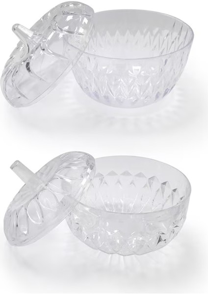 2'Li Mika Dekoratif Şekerlik Lokumluk Seti modelleri