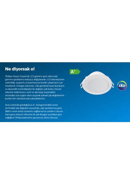 Meson LED Spot 7.5 Watt Beyaz Işık 6500 K