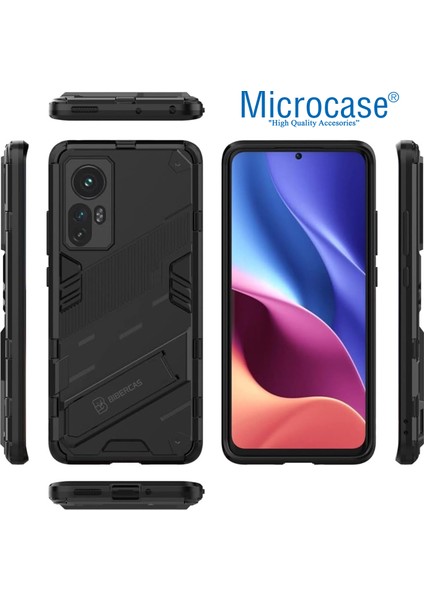 Xiaomi Redmi Note 12S 4g Matrix Serisi Armor Standlı Perfect Koruma Kılıf - Siyah AL3416 fırsatları