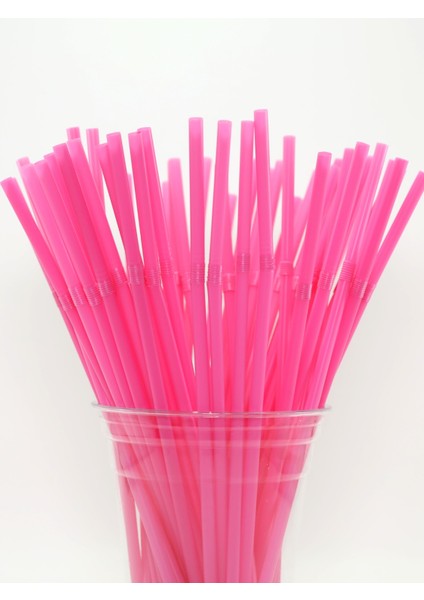 Körüklü Pipet 200 Adet,meyve Suyu Pipeti - Pembe fiyatları