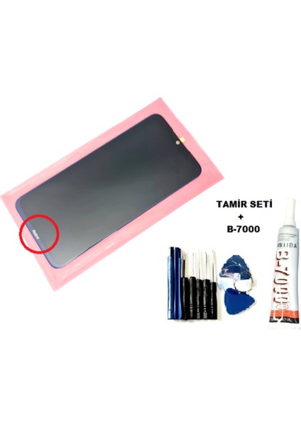 Xiaomi Redmi Note 8 LCD Ekran Dokunmatik (B-7000+TAMIR Seti) Mavi