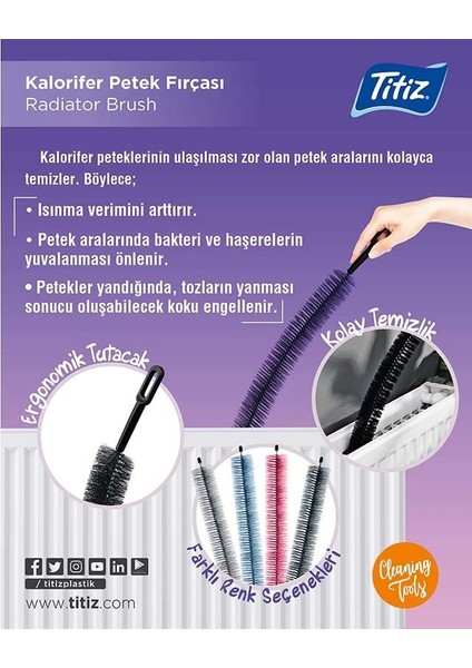 Kalorifer Petek Temizleme Fırçası