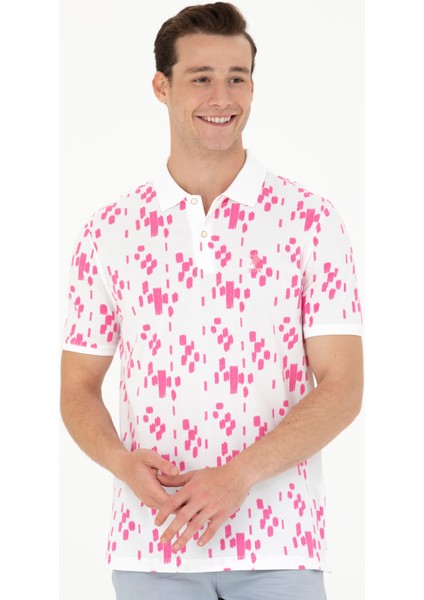 U.S. Polo Assn. Erkek Pembe Tişört 50263426-VR041