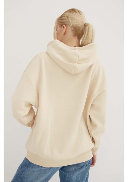 Kadın Sweatshirt Bej 23K0090K1 fırsatları