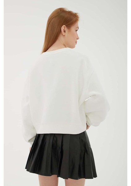 Kadın Sweatshirt Ekru 23K0086K1 modelleri