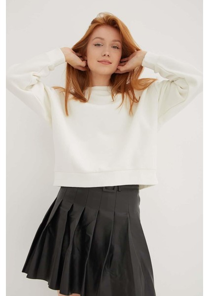 Kadın Sweatshirt Ekru 23K0059K1 fiyatları
