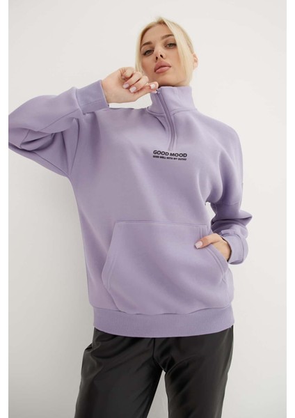 Kadın Sweatshirt Lila 23K0184K1 modelleri