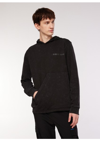 Kapüşon Yaka Yıkamalı Antrasit Erkek Sweatshirt B3WM-SWT72 fiyatları