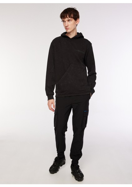 Kapüşon Yaka Yıkamalı Antrasit Erkek Sweatshirt B3WM-SWT72 modelleri