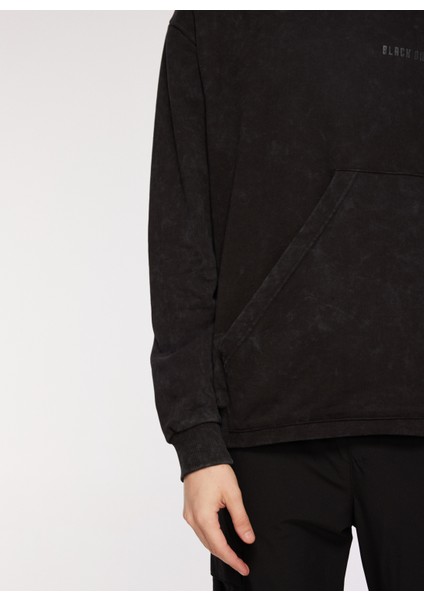 Kapüşon Yaka Yıkamalı Antrasit Erkek Sweatshirt B3WM-SWT72 fırsatları