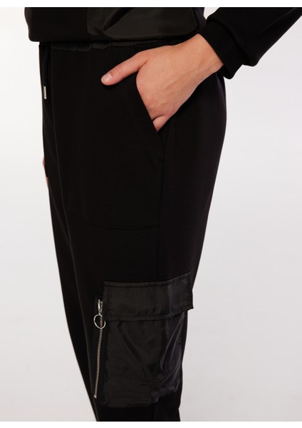 Siyah Kadın Uzun Eşofman Altı F3WL-EA1 fırsatları