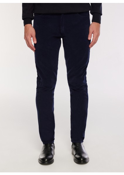 Normal Bel Dar Paça Lacivert Erkek Chino Pantolon FC3WM-PNT337 modelleri