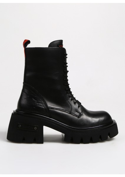 Siyah Kadın Deri Bot 021Z100619