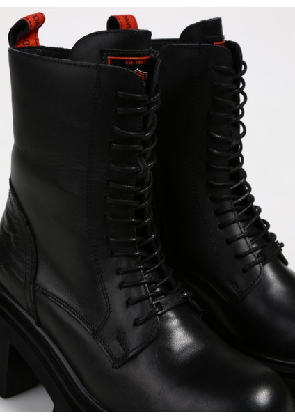 Siyah Kadın Deri Bot 021Z100619 indirimleri