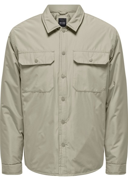 Açık Kahve Erkek Mont 22025424_ONSHARVEY Lıfe Jacket Otw