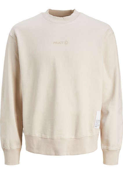 Kapüşon Yaka Krem Erkek Sweatshirt 12239268_JCOPRJCT Sweat Crew Neck A fiyatları